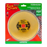 Diamond Blade 200x25.4mm Turbo (image for) Diamond Blade 200x25.4mm Turbo