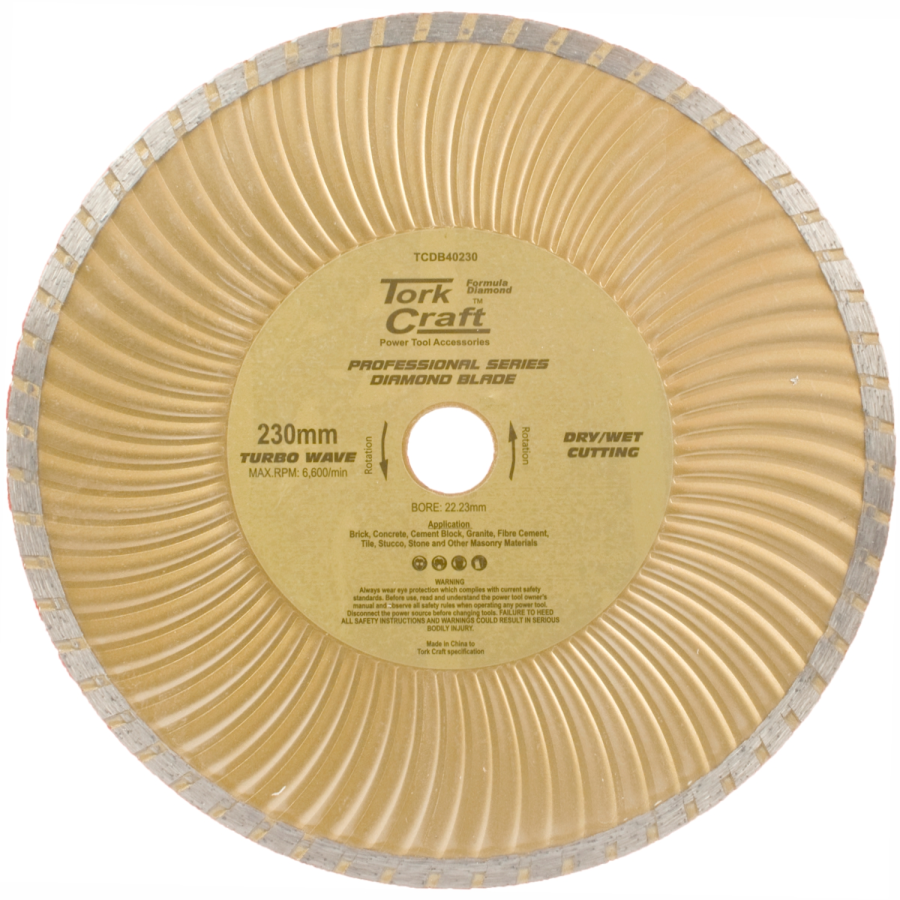 (image for) Diamond Blade 230mm Turbo Wave Profesional