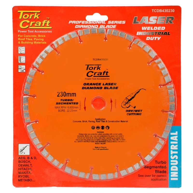 (image for) Diamond Blade 230x22.22 Turbo/segm.laser