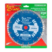 Diamond Blade Turbo-segmented 230x22.23mm (image for) Diamond Blade Turbo-segmented 230x22.23mm
