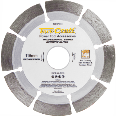(image for) Diamond Blade Seg.115 X 22.23mm For Metal Cutting