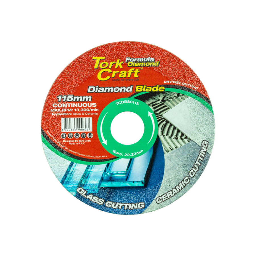 (image for) Diamond Blade 115mm Cont. Thin Rim Glass Tile Stone Cladding