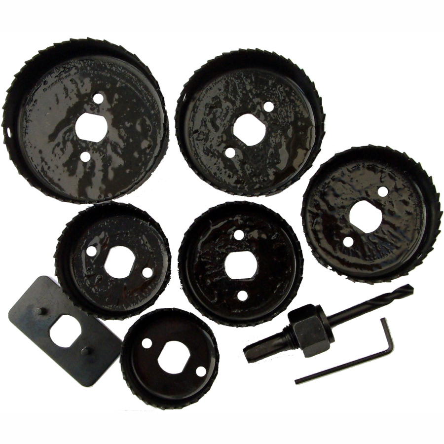 (image for) Downlighter Holesaw Set 6pce 51 60 64 72 75 86