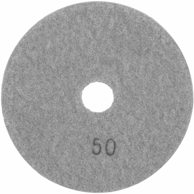 (image for) 100mm Diamond Wet Polishing Pad 50 Grit Grey