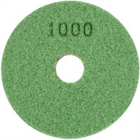 100mm Diamond Wet Polishing Pad 1000 Grit Dark Green (image for) 100mm Diamond Wet Polishing Pad 1000 Grit Dark Green