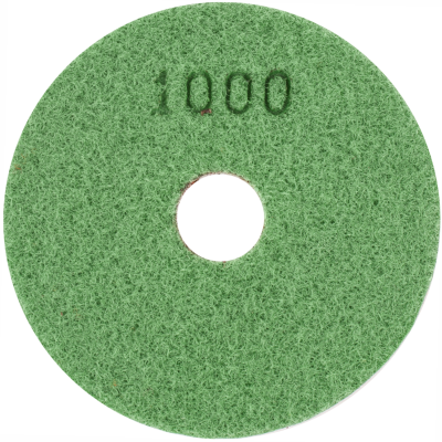 (image for) 100mm Diamond Wet Polishing Pad 1000 Grit Dark Green