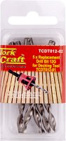 (image for) Replacement Drill Bits 12g X 5pc For Decking Tool Tcdt012-01