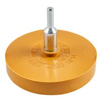 Rubber Eraser Wheel Solid 87mm X 6mm Spindle (image for) Rubber Eraser Wheel Solid 87mm X 6mm Spindle