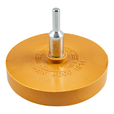 (image for) Rubber Eraser Wheel Solid 87mm X 6mm Spindle