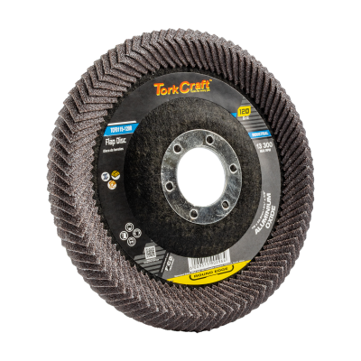 (image for) Flap Disc Round Edge A/o 115mm 120 Grit Flat