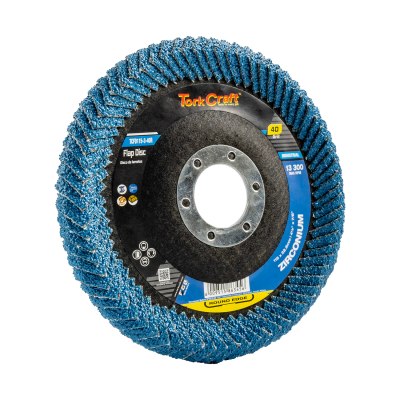 (image for) Flap Disc Round Edge Zirconium 115mm 40 Grit Flat