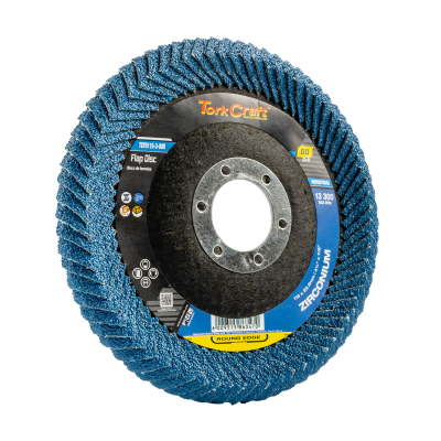 (image for) Flap Disc Round Edge Zirconium 115mm 80 Grit Flat