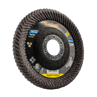 (image for) Flap Disc Round Edge A/o 115mm 60 Grit Flat