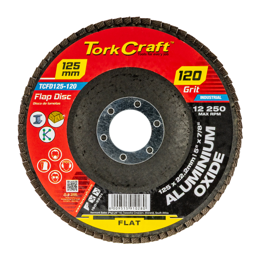 (image for) Flap Sanding Disc 125mm 120grit A/o
