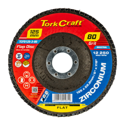 (image for) Flap Disc Zirconium 125mm 80 Grit Flat