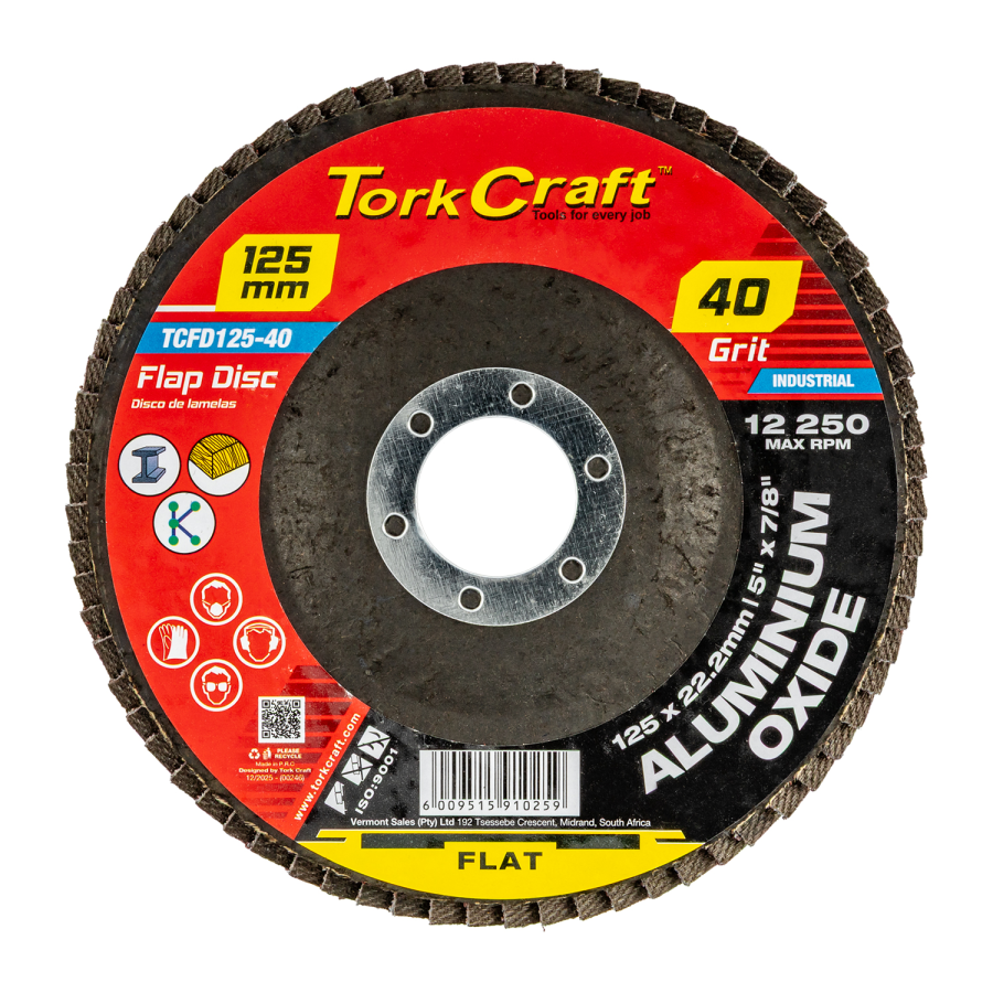 (image for) Flap Sanding Disc 125mm 40grit A/o