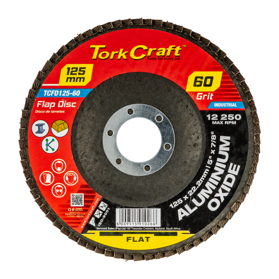 (image for) Flap Sanding Disc 125mm 60grit A/o