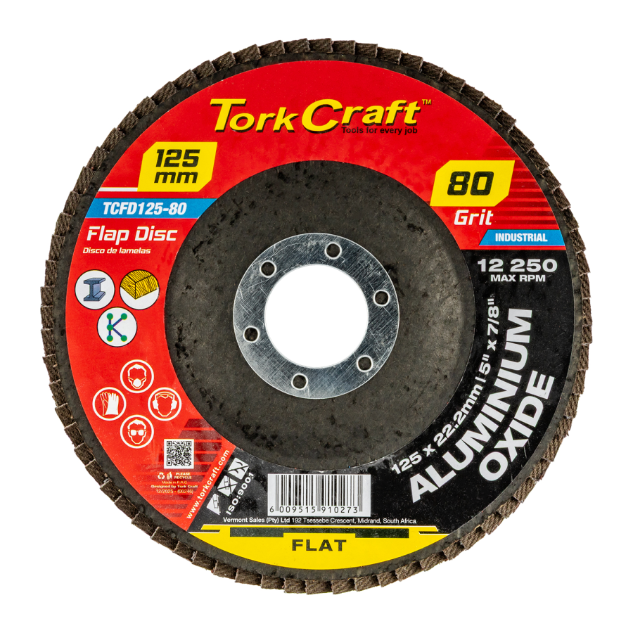 (image for) Flap Sanding Disc 125mm 80grit A/o
