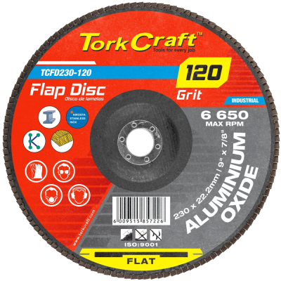 (image for) Flap Sanding Disc 230mm 120grit A/o