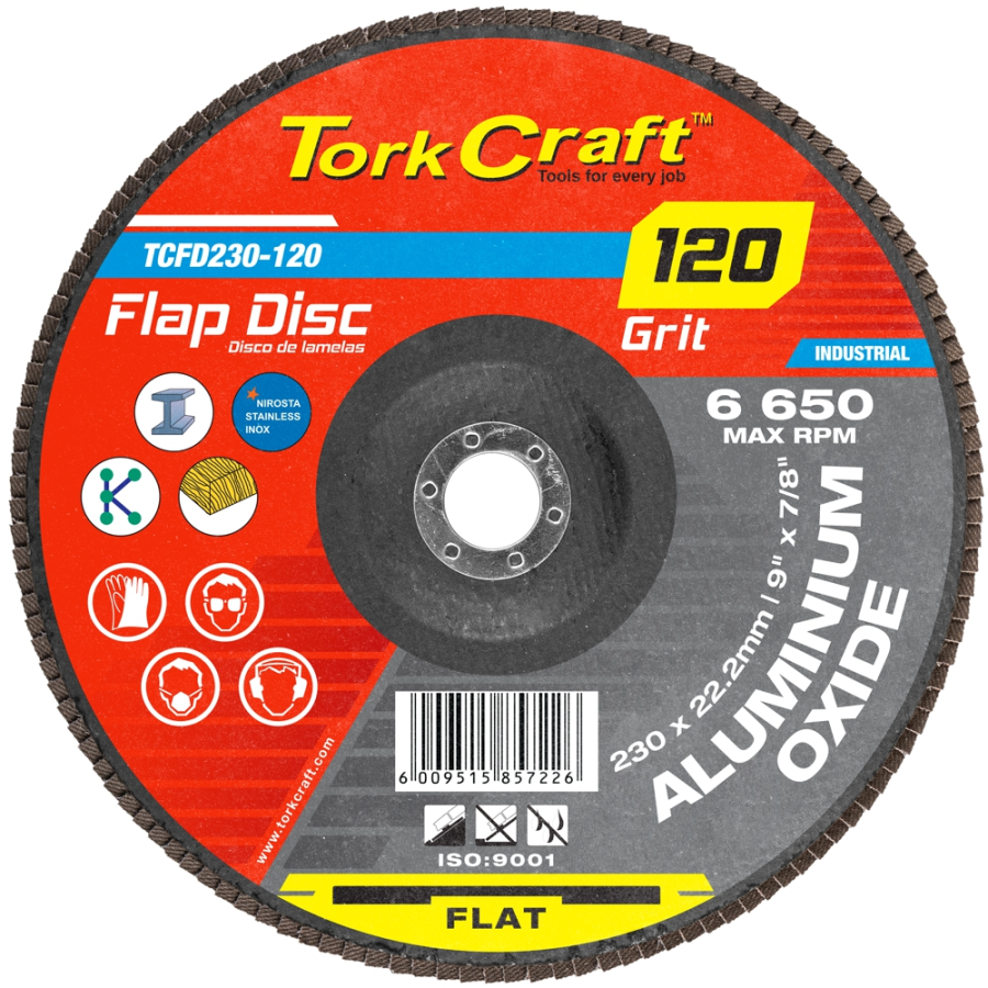 (image for) Flap Sanding Disc 230mm 120grit A/o