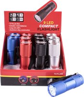 Torch Led Alum M/col X12 Pdq Box Incl Aaa Batteries Tork Craft Flash L (image for) Torch Led Alum M/col X12 Pdq Box Incl Aaa Batteries Tork Craft Flash L