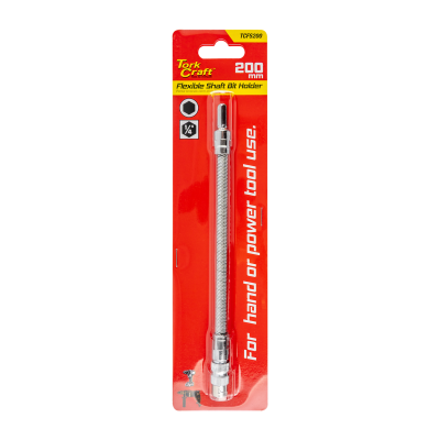 (image for) Flexible Shaft Hex 1/4 F/m 200mm Length For Screwdriver Bits
