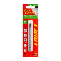 Glass & Tile Drill 10mm 4 Flute With Hex Shank (image for) Glass & Tile Drill 10mm 4 Flute With Hex Shank