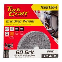 (image for) Grinding Wheel 150x25x32mm Bore Fine 60gr W/bushes For Bench Grinder