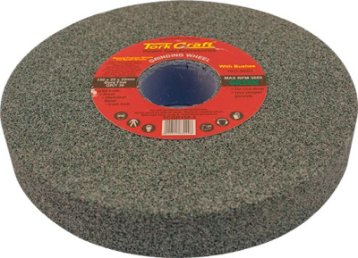 (image for) Grinding Wheel 150x25x32mm Bore Coarse 36gr W/bushes For B/g Green