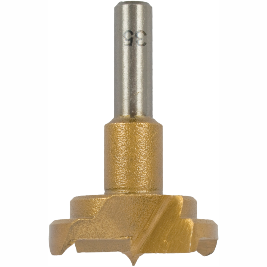 (image for) Hinge Boring Bit 35mm Titanium Coated