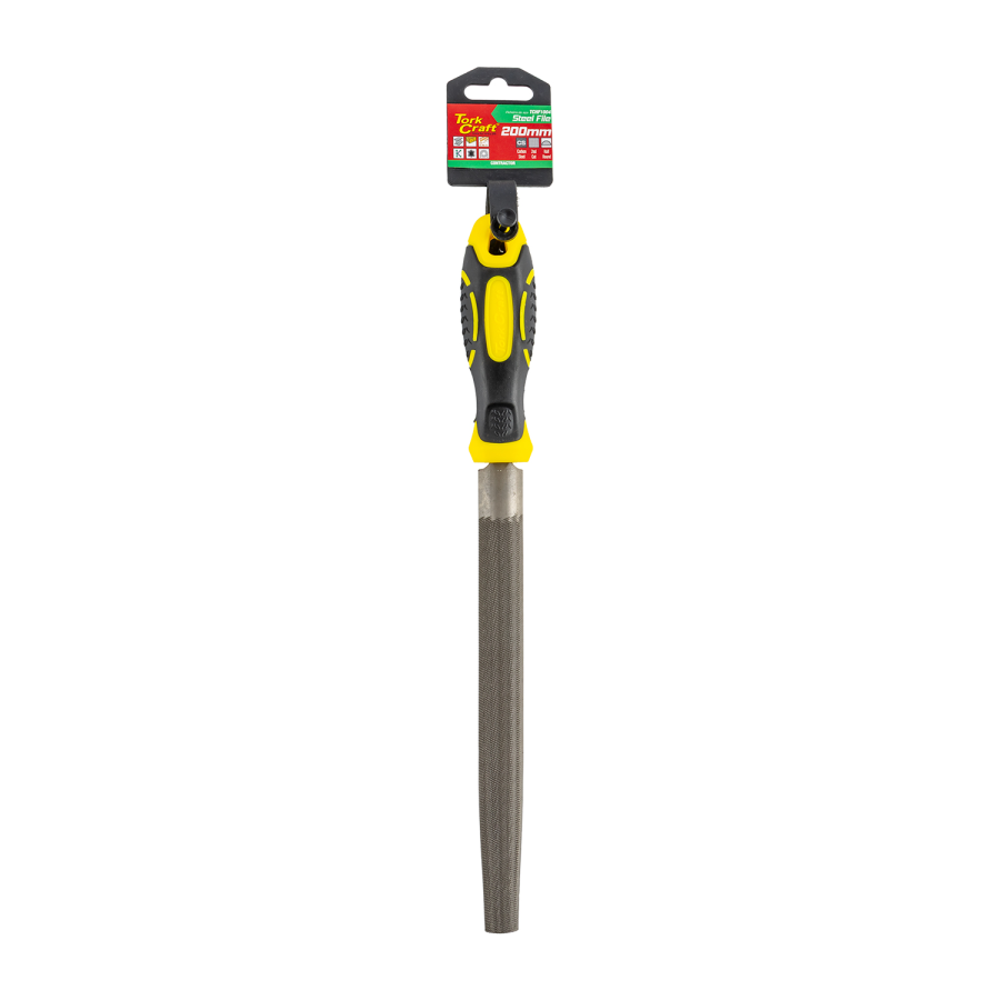 (image for) Steel File H/round 200mm 2nd Cut