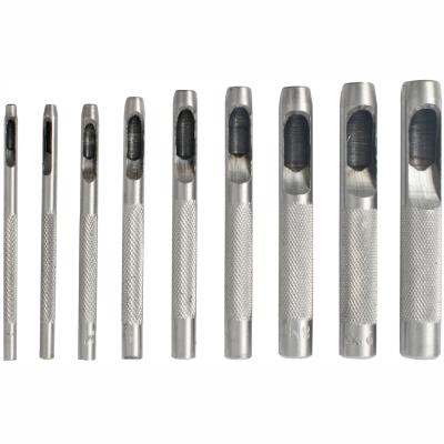 (image for) Hollow Punch Set 9pc 2.5-10mm Carb. Steel
