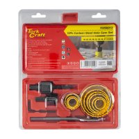 (image for) Holesaw Set 13pce In Case Carbon Steel