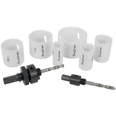 (image for) Holesaw Set 9pc In Case Bi-metal 22 29 35 44 51 64mm