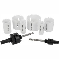(image for) Holesaw Set 9pc In Case Bi-metal 19 22 29 38 44 57mm