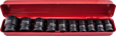 (image for) 10pc 1/2' Drive Impact Socket Set (10.11.13.14.17.19.21.22.24.27)