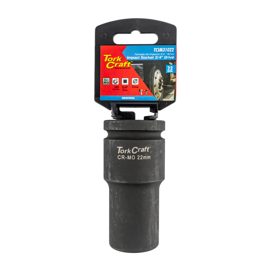 (image for) 22mm 3/4' Drive 6pt Deep Impact Socket