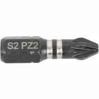 Impact Pozi.2 X 25mm Insert Bit Bulk Pz2 (image for) Impact Pozi.2 X 25mm Insert Bit Bulk Pz2