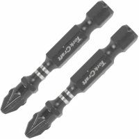 Impact Pozi.2 X 50mm Power Bit 2/card Pz2 (image for) Impact Pozi.2 X 50mm Power Bit 2/card Pz2