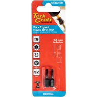 (image for) Torx Tx 9 Impact Insert Bit 25mm 2pc Carded