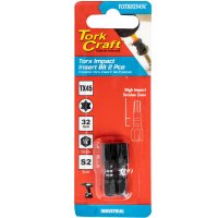 (image for) Torx Tx 45 Impact Insert Bit 25mm 2pc Carded