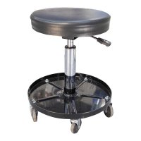 Mechanic Chair Adj. Round Seat & Tool Tray (image for) Mechanic Chair Adj. Round Seat & Tool Tray
