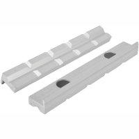 (image for) Vice Jaws Magnetic Alum. 200mm X 32mm 2pc Prism Face
