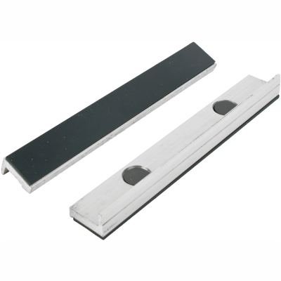 (image for) Vice Jaws Magnetic Alum. 200mm X 32mm 2pc Rubber Face