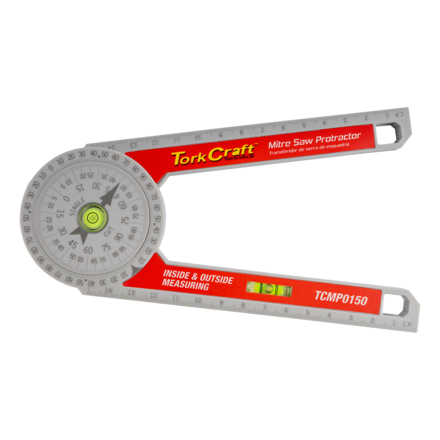 (image for) Mitre Saw Level Protractor 150mm 360 Deg.
