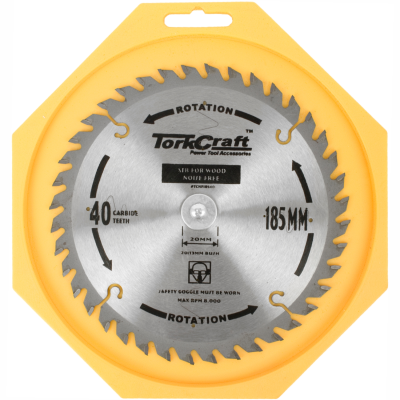 (image for) Blade Tct Noise Free 185x40t 20-16mm