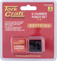 Number Punch Set 5mm (0-9mm) Black Finish (image for) Number Punch Set 5mm (0-9mm) Black Finish
