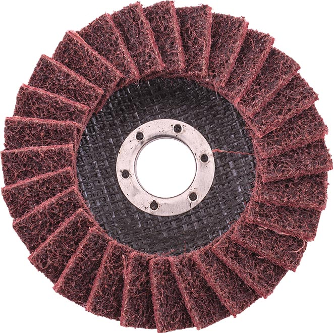 (image for) Flap Disc Non Woven 115x22 Medium Red Tcfd