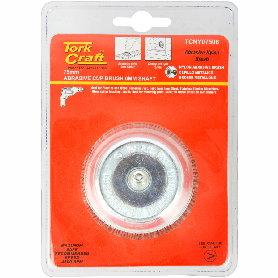 (image for) Nylon Cup Brush 75 X 6mm Tcw