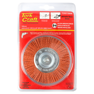 (image for) Nylon Wheel Brush 100 X 6mm Tcw